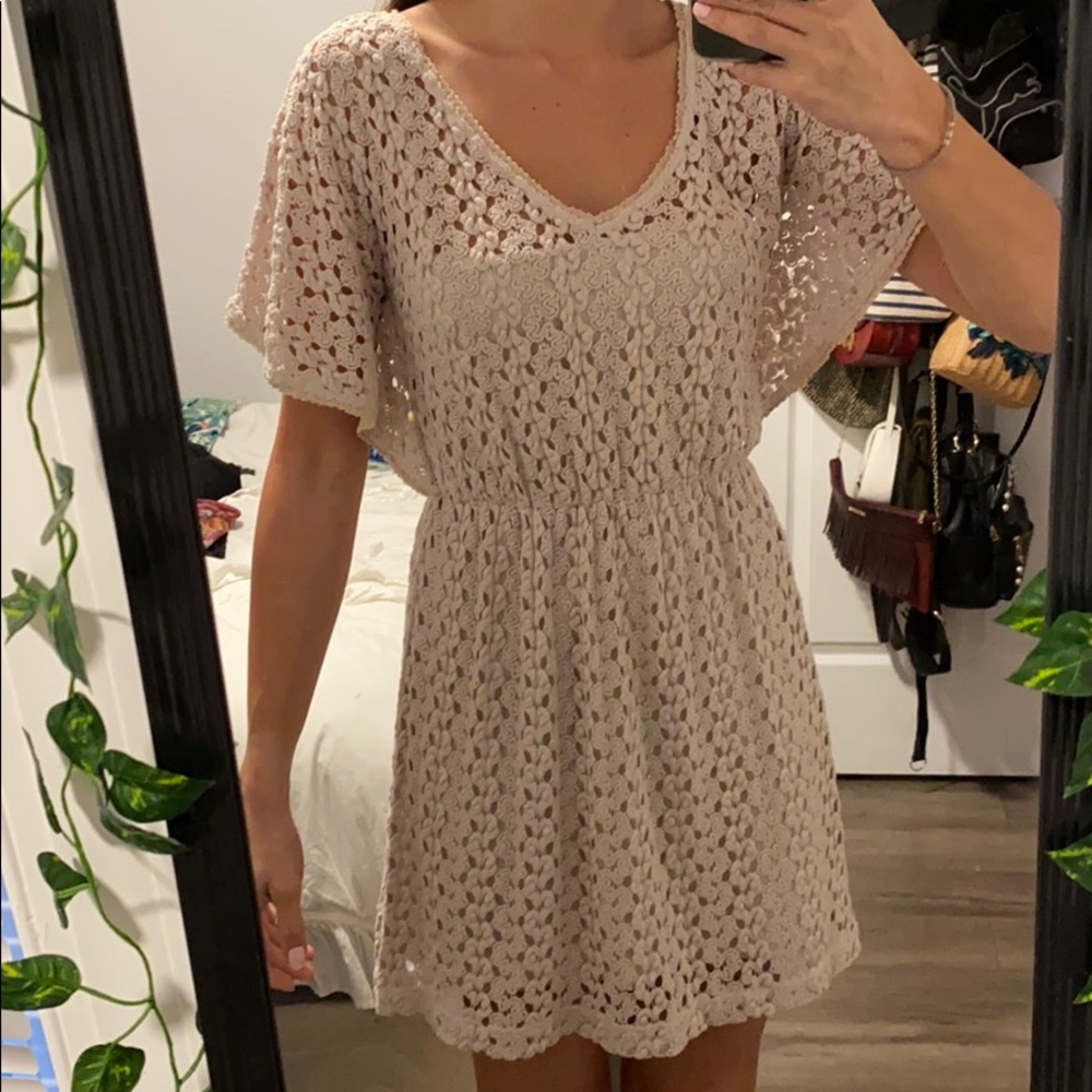 Tan dress